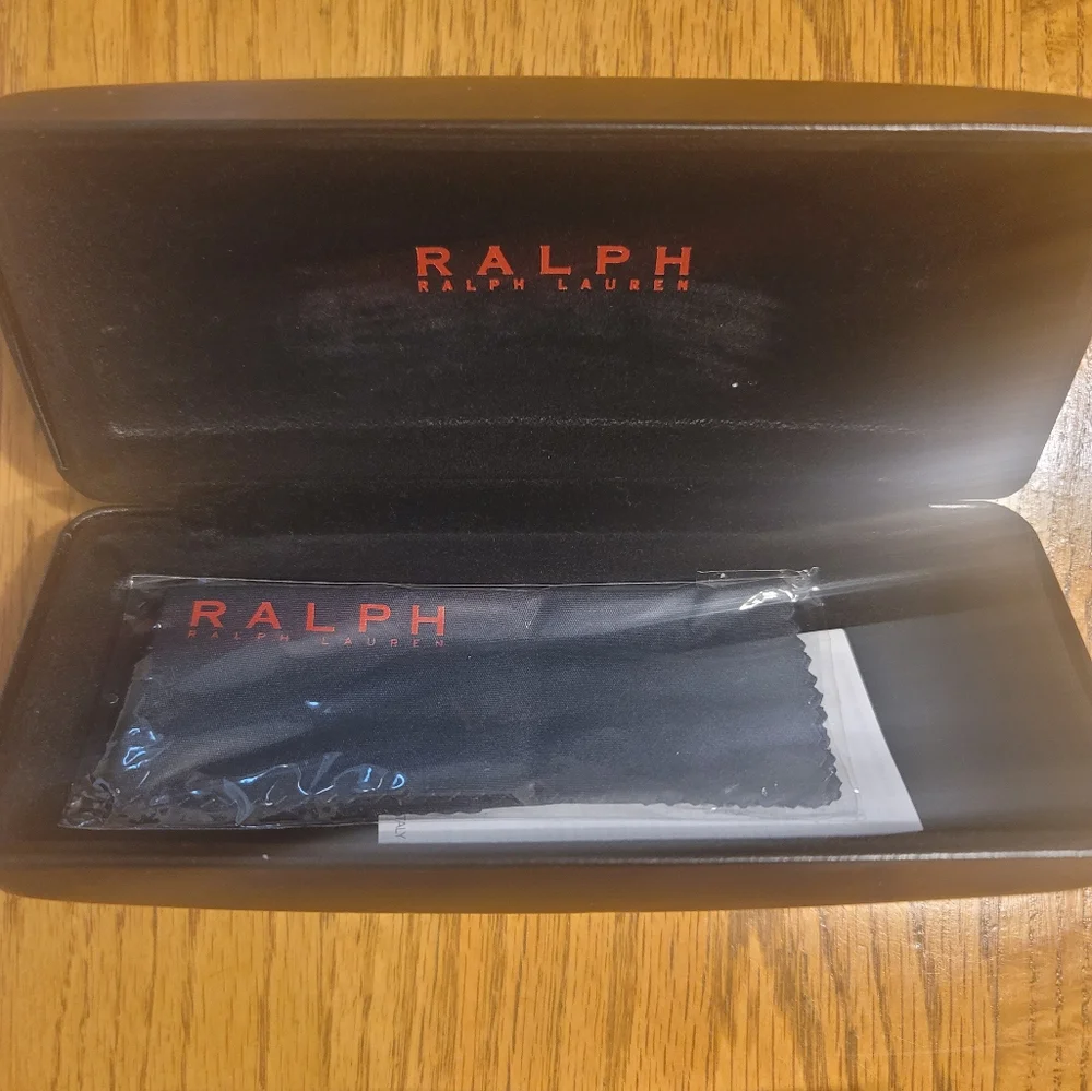 NWOT Ralph Lauren Purple Round Medium Large Sunglasses